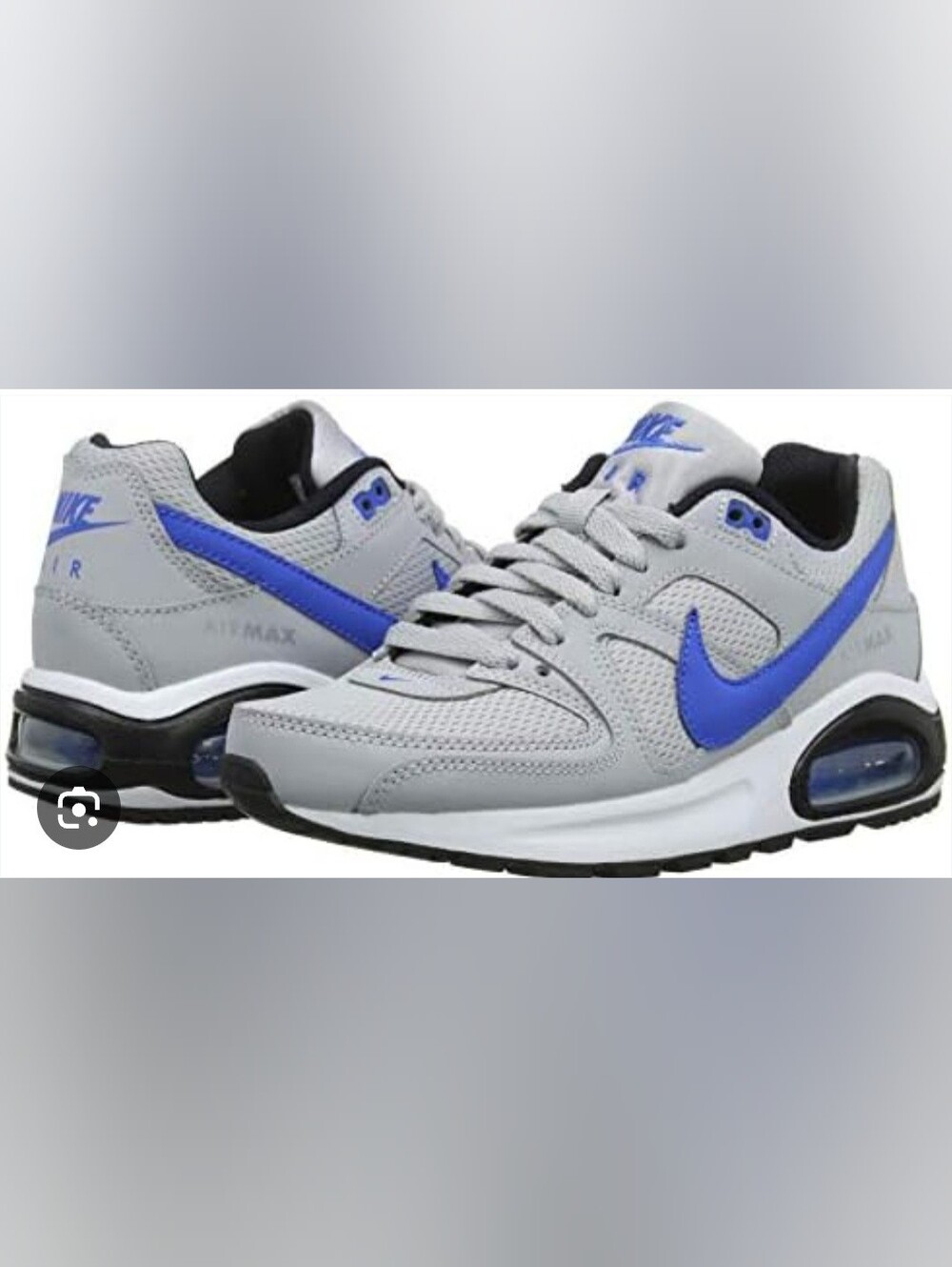 NIKE AIR MAX COMMAND. SIZE 13. DUSTY GREY/ BLACK/ BLUE. 397689-082.